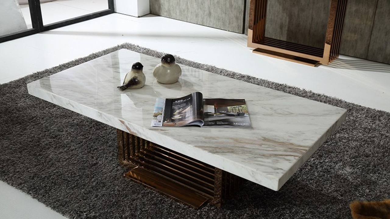 Enhancing Living Room Aesthetics with Marble Top Coffee Tables